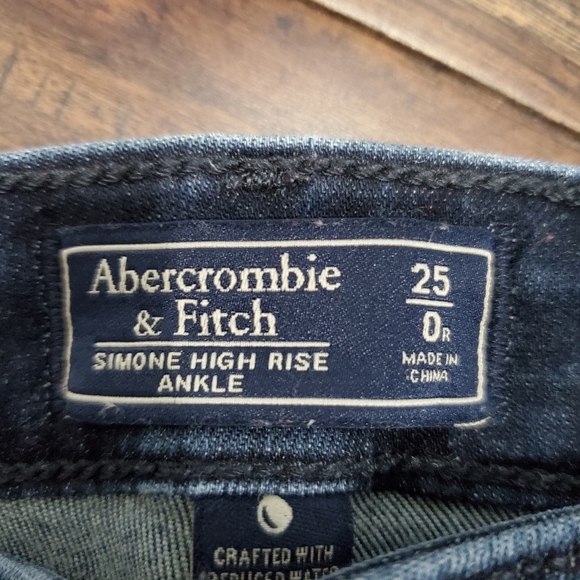 Abercombie & fitch Simone high rise ankle size 24 equivalent to size 0 - Picture 2 of 2